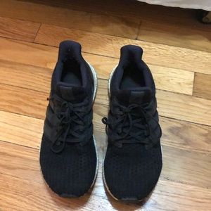Black Adidas Ultra Boosts